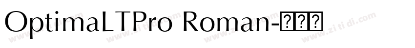 OptimaLTPro Roman字体转换